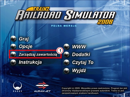 Pobieranie dodatków za pomocą Content Managera w Trainz Railroad Simulator 2006