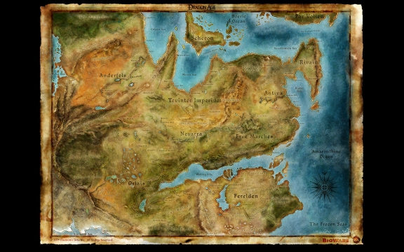 Brata Alberta Fereldenu opisanie, Dragon Age: Początek – Przebudzenie – Przewodnik po Arlacie Amarantu