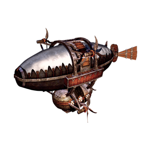 Sterowiec (Zeppelin), Divinity: Dragon Commander - Steampunkowa zbrojownia