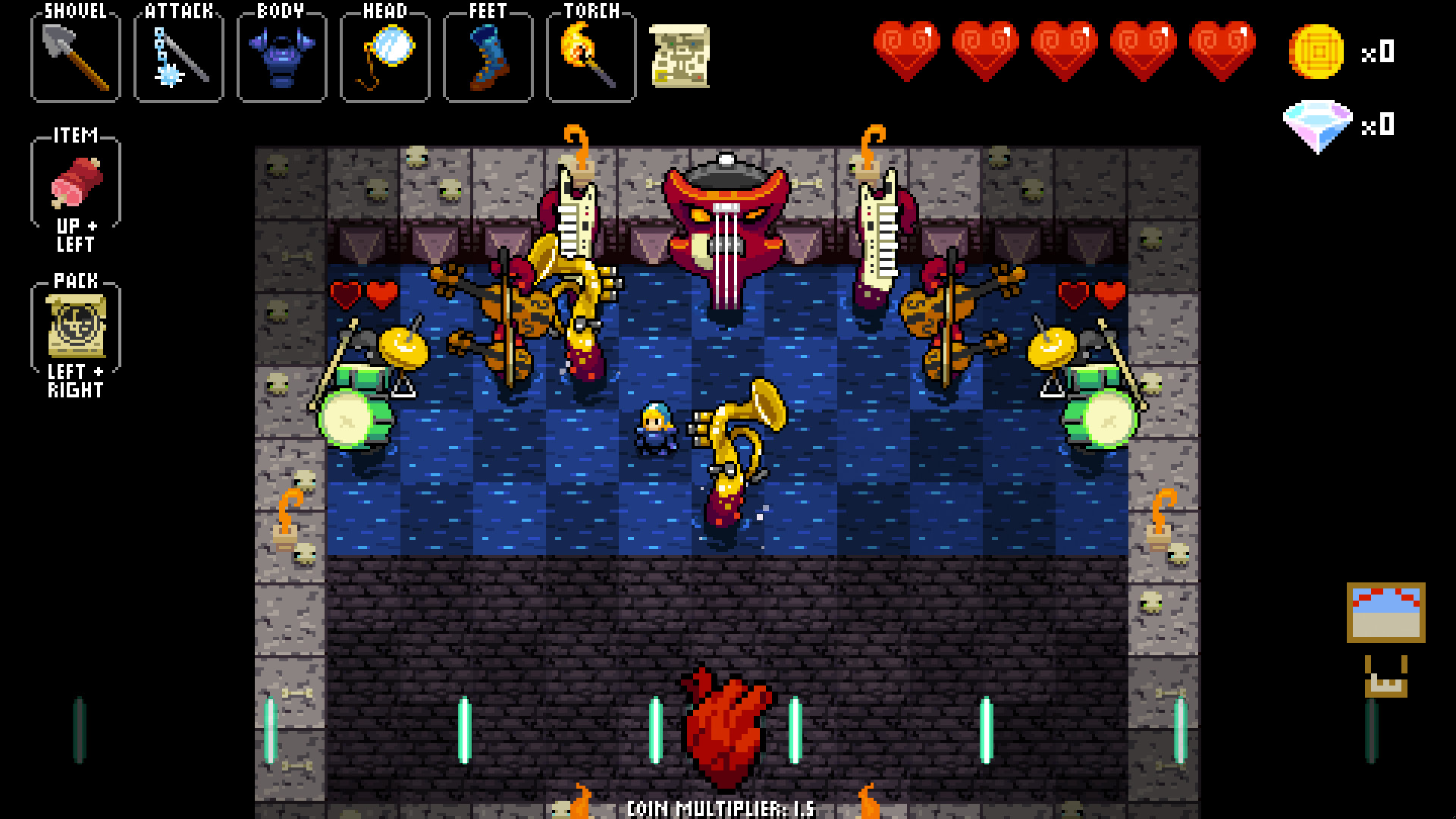 
Crypt of the Necrodancer
, Nie tylko Worms i Heroes III - w co pececiaki mogą grać na jednym ekranie?