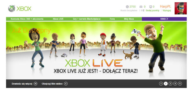Przez przeglądarkę, nie za pośrednictwem konsoli, Jak zmigrować/przenieść konto Xbox Live z US/UK do PL