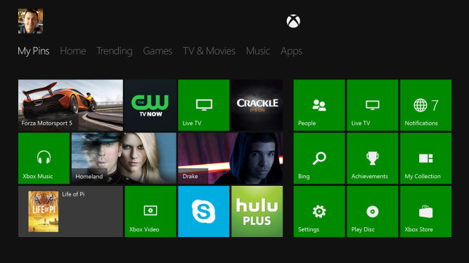 Menu i Aplikacje, 12 dni z Xbox One - ekosystem konsoli