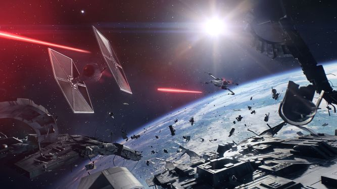 Gamescom 2017: Star Wars Battlefront II - wrażenia z trybu Natarcie Myśliwców
