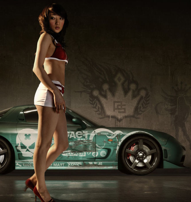 Sayoko Ohashi, Dzień 3 - Need for Speed: The Run - Top model, czyli co nieco o modelkach promujących serię