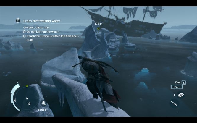 Utrata zdrowia podczas pływania w zimie i zamarzające jeziora i rzeki, 12 rzeczy, które wycięto z Assassin's Creed III