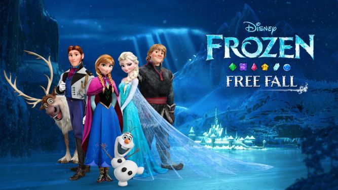 Frozen Free Fall, Najlepsze nowe gry dla dzieci na Androida