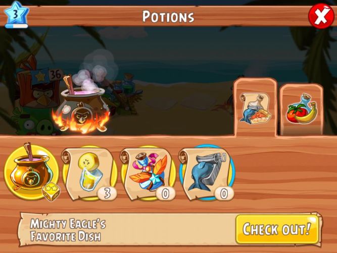 Tworzenie magicznych eliksirów/ciast, Angry Birds Epic - poradnik dla początkujących graczy