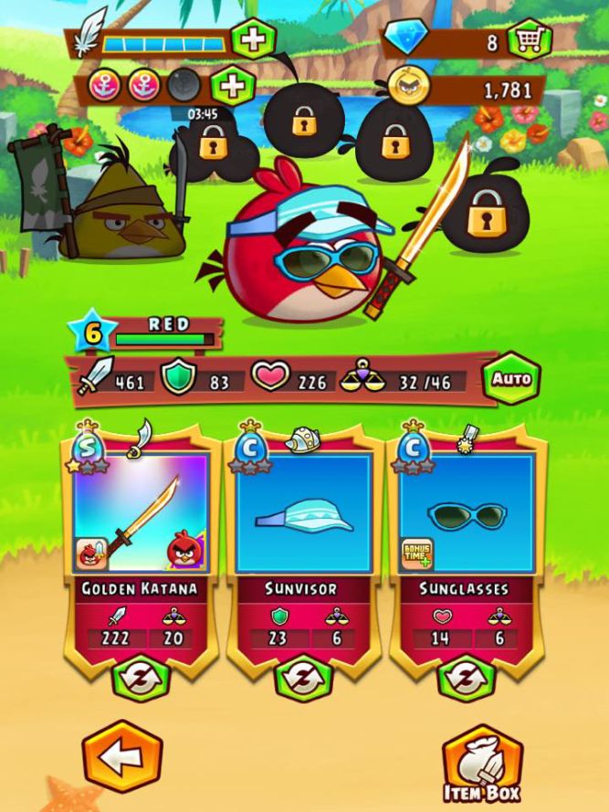 Ulepszenie postaci, Angry Birds Fight! - poradnik dla początkujących graczy