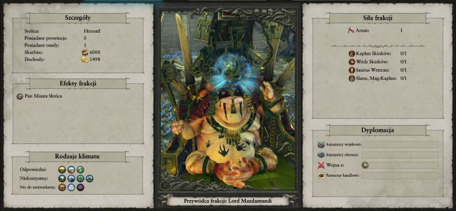 Legendarny lord: Mazdamundi, Total War: Warhammer II - jaszczuroludzie - poradnik 