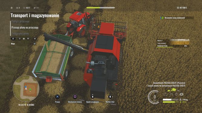 Przesypywanie plonów, Pure Farming 2018 - poradnik dla początkujących graczy