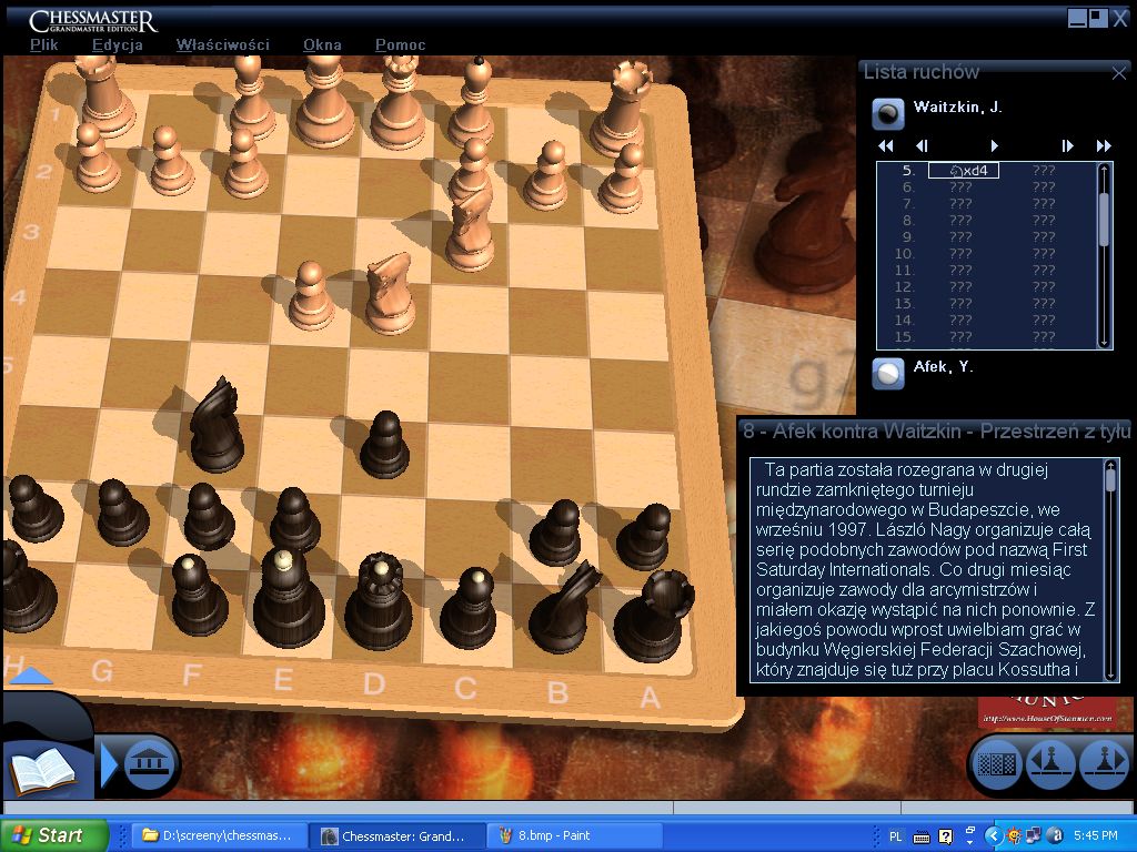 Chessmaster Grandmaster Edition Pl - Gry Logiczne na PC, komputerowe 