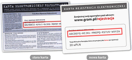Gdzie mogę znaleźć klucz rejestracji elektronicznej?