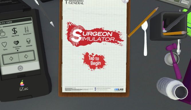 Recenzja Surgeon Simulator Touch